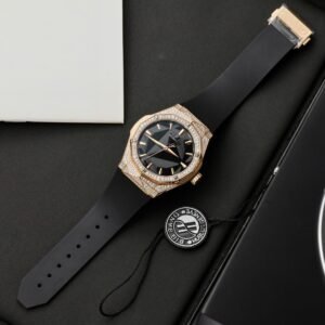 Hublot Orlinski King Gold  Watch Full Moissanite Diamond 40mm