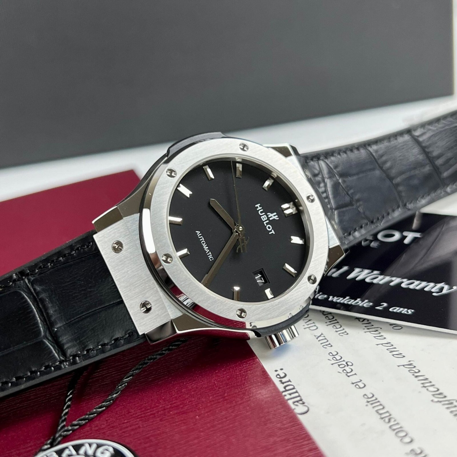 Hublot Watch Classic Fusion Titanium Black Dial 42mm - Image 3