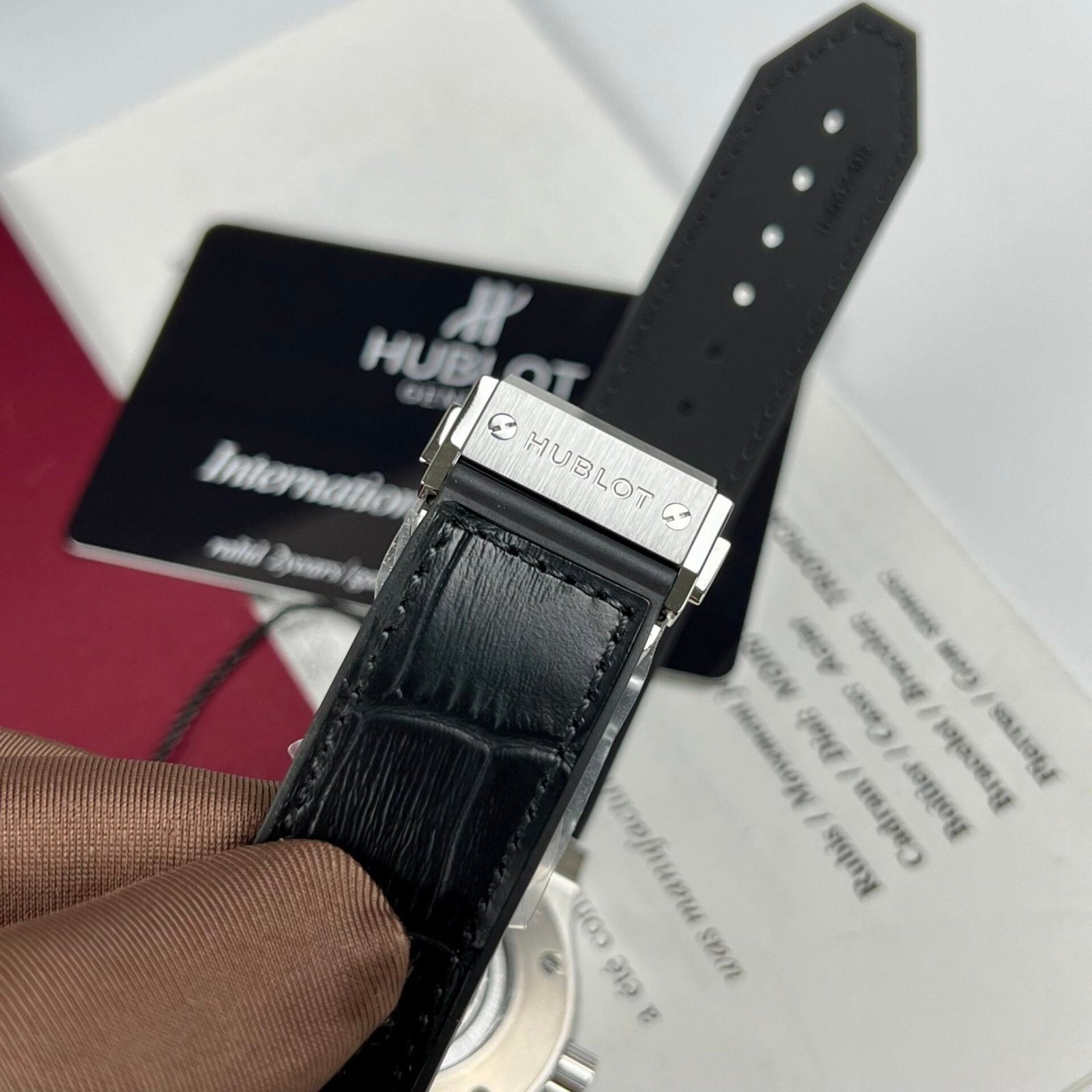 Hublot Watch Classic Fusion Titanium Black Dial 42mm - Image 8