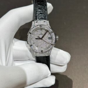 Hublot Classic Fusion  Watch With Full Moissanite Diamonds 33mm