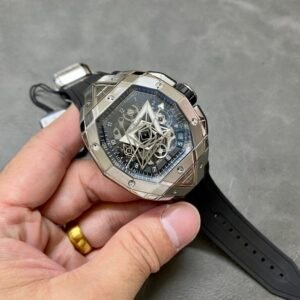 Hublot Watch Spirit Of Big Bang Sang Bleu Rubber Strap 42.2mm