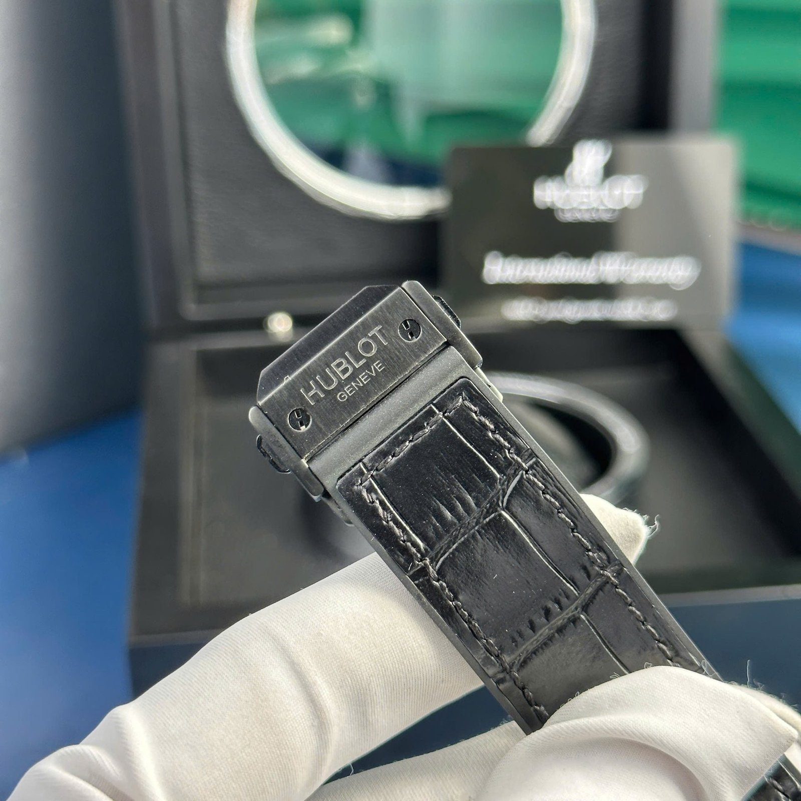 Hublot Watch Classic Fusion Skeleton Tourbillon Black Ceramic 45mm - Image 8