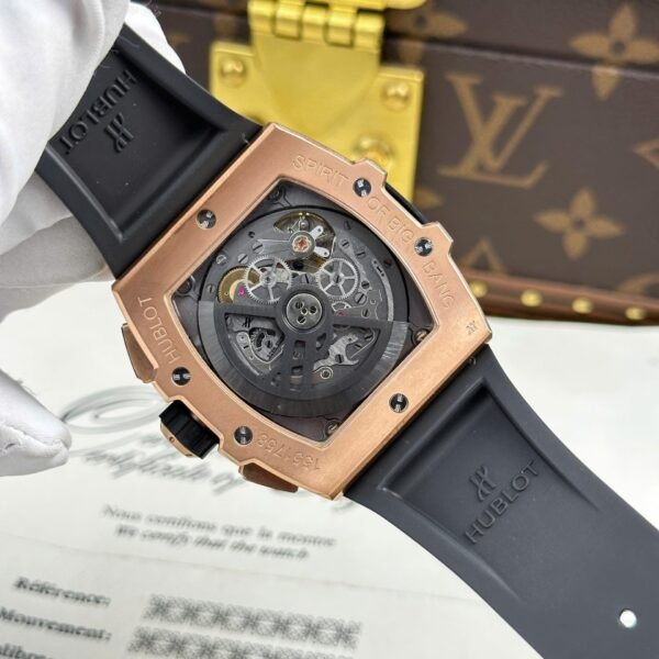 Hublot Spirit Of Big Bang King Gold  Watch Dial Blue 42mm - Image 8