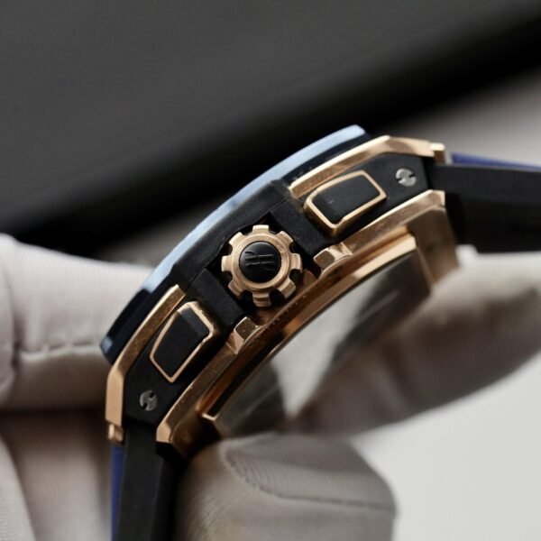 Hublot Watch Spirit Of Big Bang King Gold Bezel Ceramic Blue 42mm - Image 6