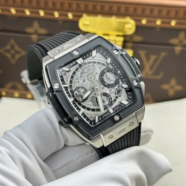 Hublot Spirit Of Big Bang Titanium Watch Rubber Strap 42mm - Image 3