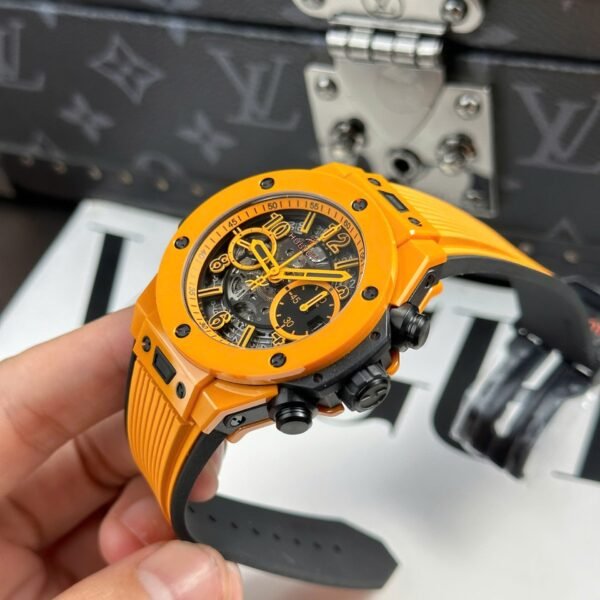 Hubot Big Bang Unico Orange Ceramic Watch 42mm - Image 3