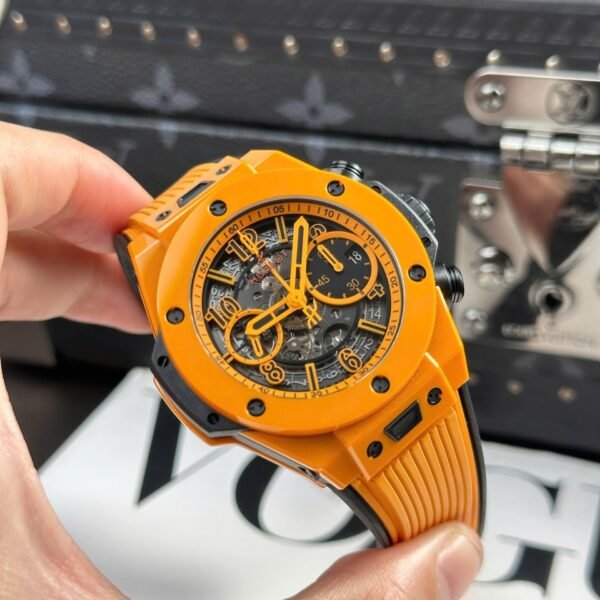 Hubot Big Bang Unico Orange Ceramic Watch 42mm - Image 2