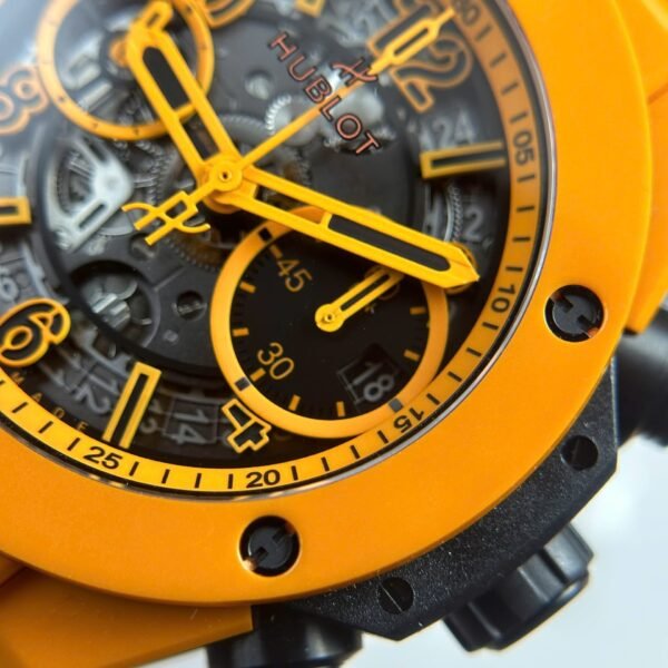 Hubot Big Bang Unico Orange Ceramic Watch 42mm - Image 5