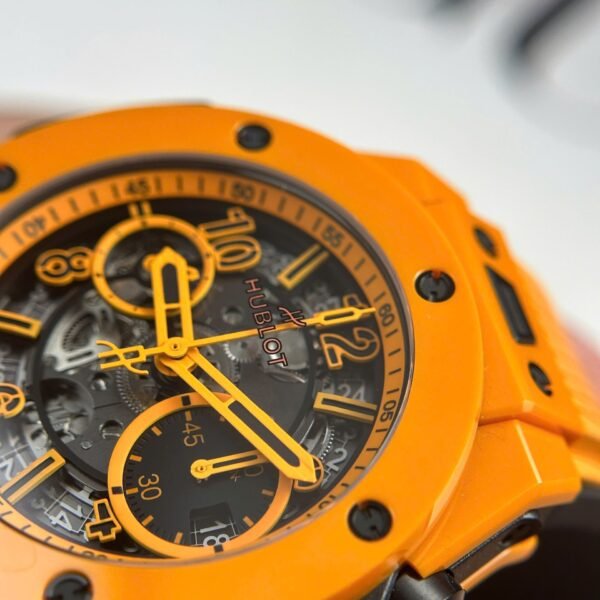 Hubot Big Bang Unico Orange Ceramic Watch 42mm - Image 6