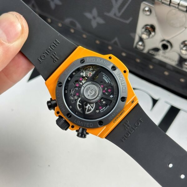 Hubot Big Bang Unico Orange Ceramic Watch 42mm - Image 9