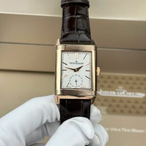 Jaeger LeCoultre Watch Tribute Small Seconds 2 Dial White And Gray 28.3x47mm