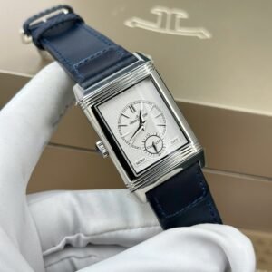 Jaeger LeCoultre Watch Tribute Small Seconds 2 Dial White And Blue 28.3x47mm