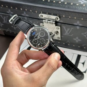 Jaeger LeCoultre Watch Ultrathin Perpetual Calendar Dial Black 39mm