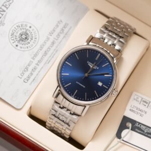 Longines Watch Lyre L4.961.4.92.6 Blue Dial Metal Wire 40mm