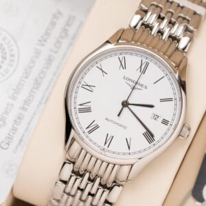 Longines Watch Lyre Cao Cấp L4.961.4.11.6 Dial White 40mm