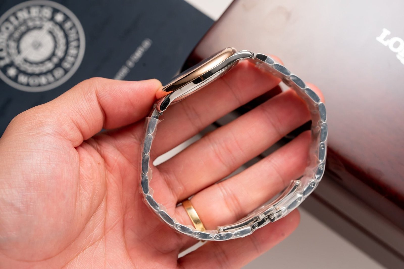 Longines Watch L2.628.5.67.7 Chocolate Dial 38.5mm - Image 5