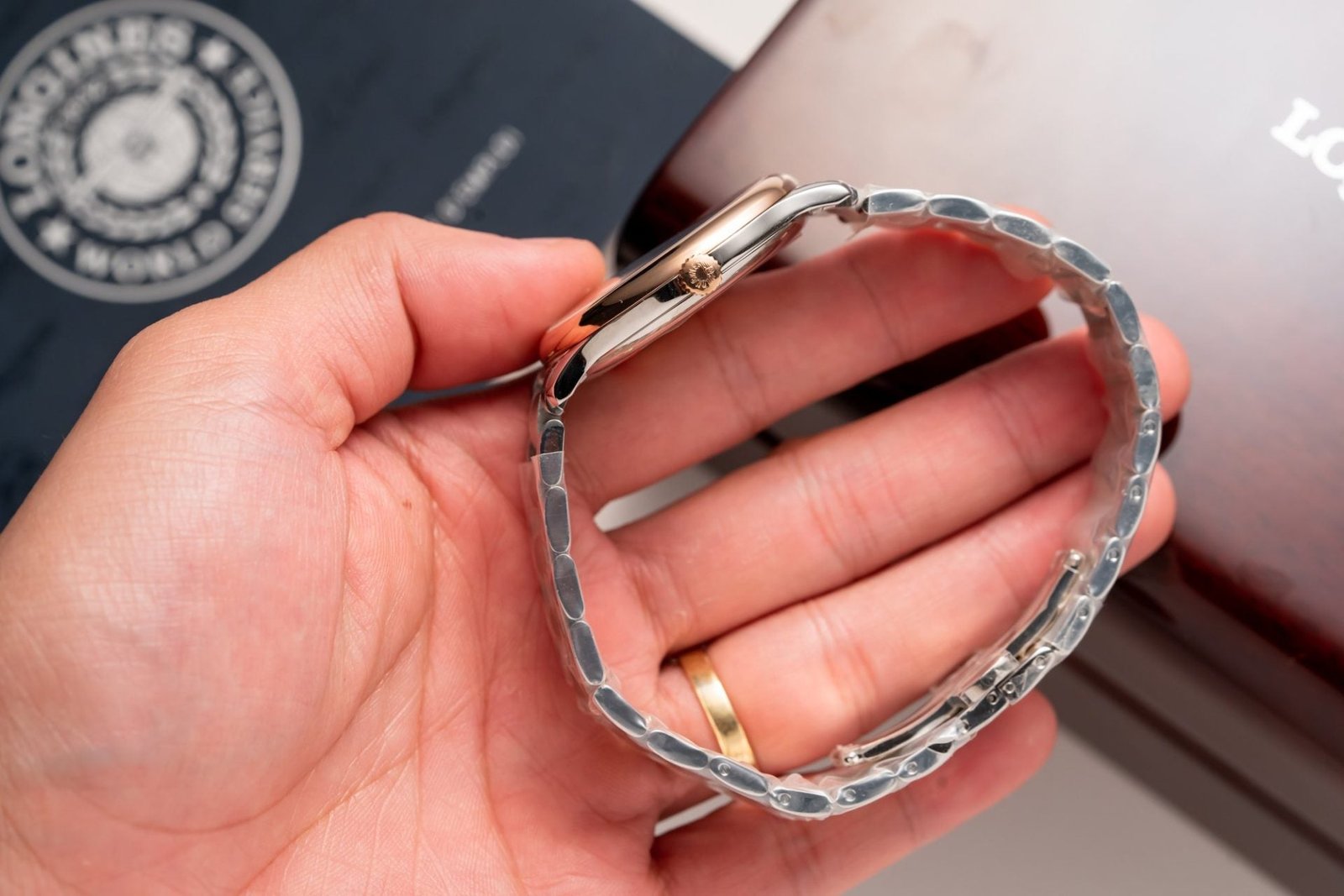 Longines Watch L2.628.5.67.7 Chocolate Dial 38.5mm - Image 6