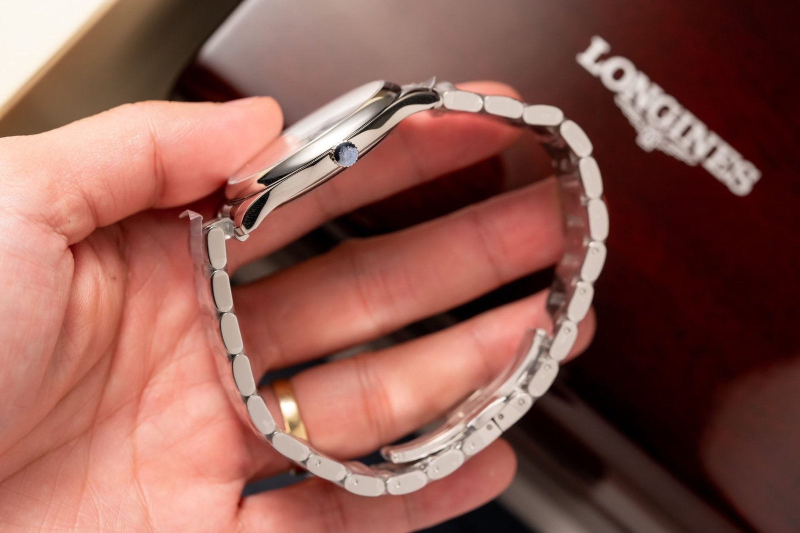 Longines Watch L2.755.4.78.6 White Dial Metal Wire 38.5mm - Image 5