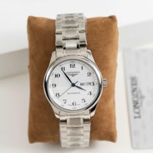 Longines Watch White Dial Metal Wire 38.5mm