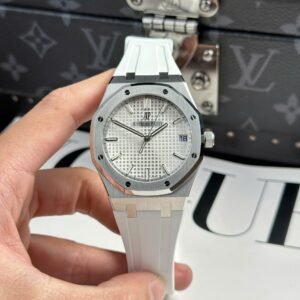 Audemars Piguet Royal Oak 15500 Watch White Dial 41mm