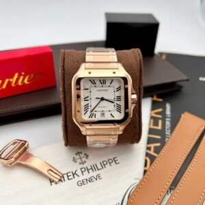 Cartier Santos WGSA0018 Watch Yellow 39.8mm