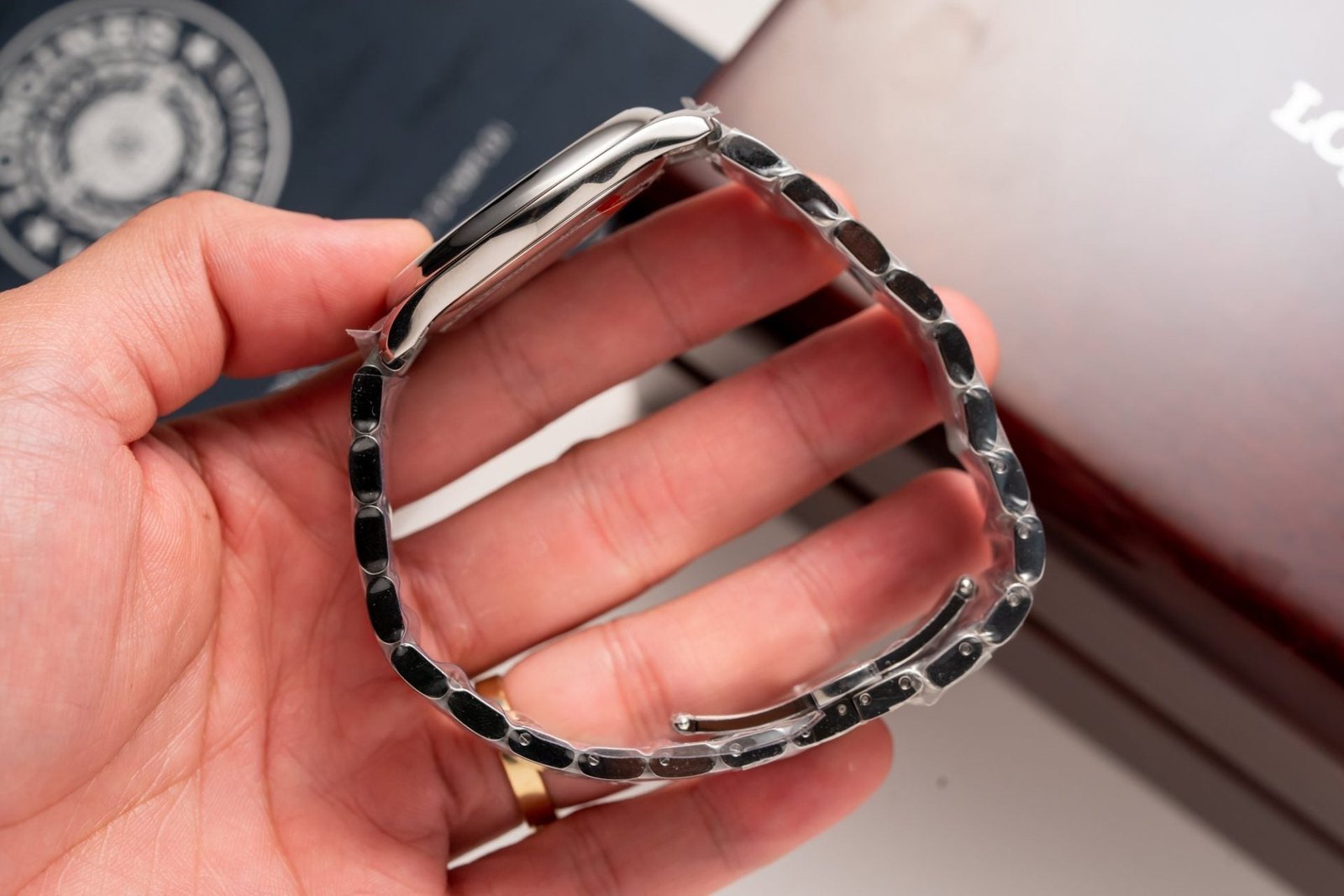 Longines Watch Lyre L4.961.4.92.6 Blue Dial Metal Wire 40mm - Image 7