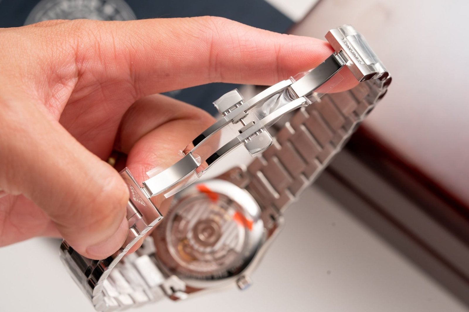 Longines Watch Lyre L4.961.4.92.6 Blue Dial Metal Wire 40mm - Image 8