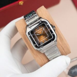 Cartier Santos WSA0065 Watch Women Dial Brown 35mm