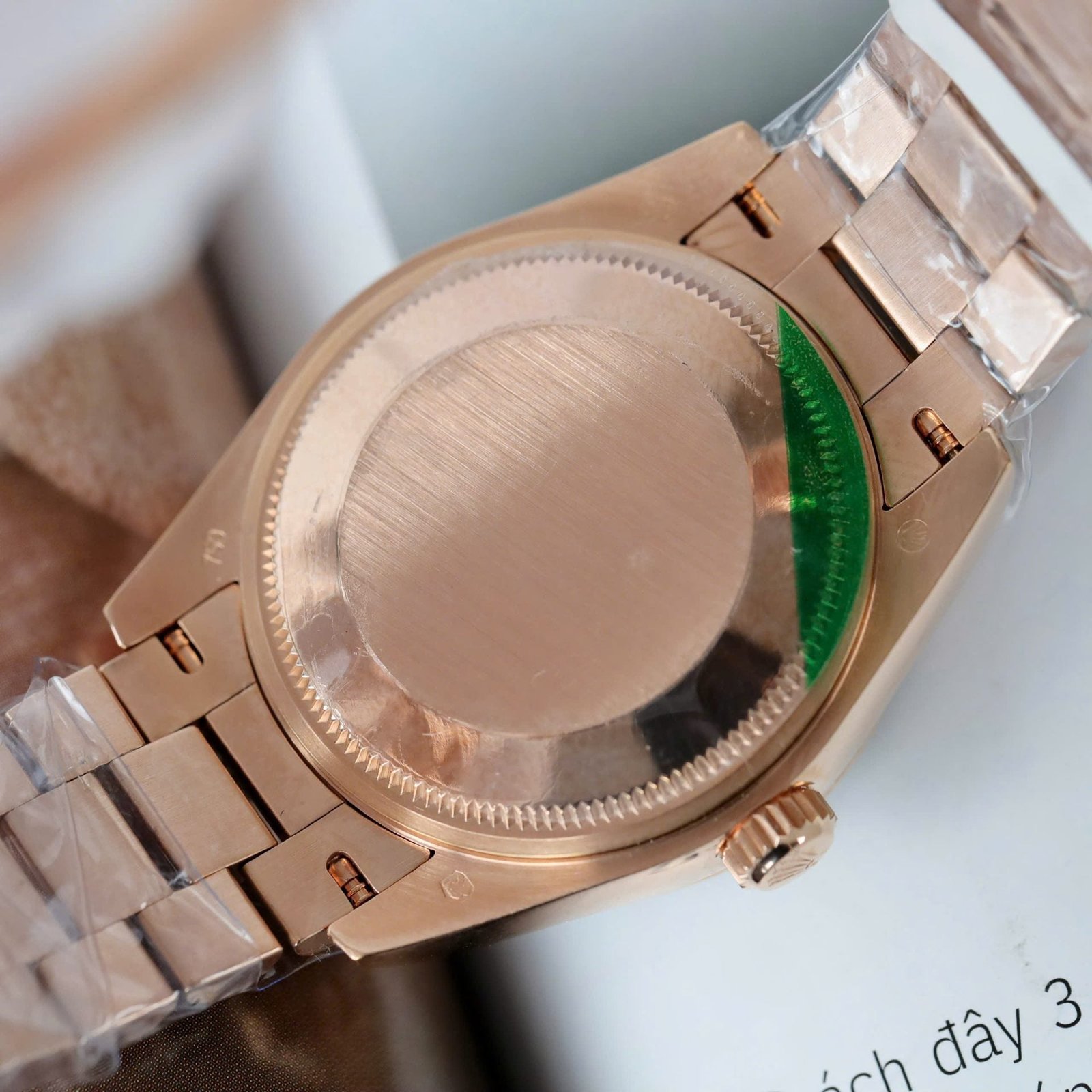 Rolex DateJust Women’s Watch Diamonds Moissanite + 18K Gold Wrapped 31mm - Image 8