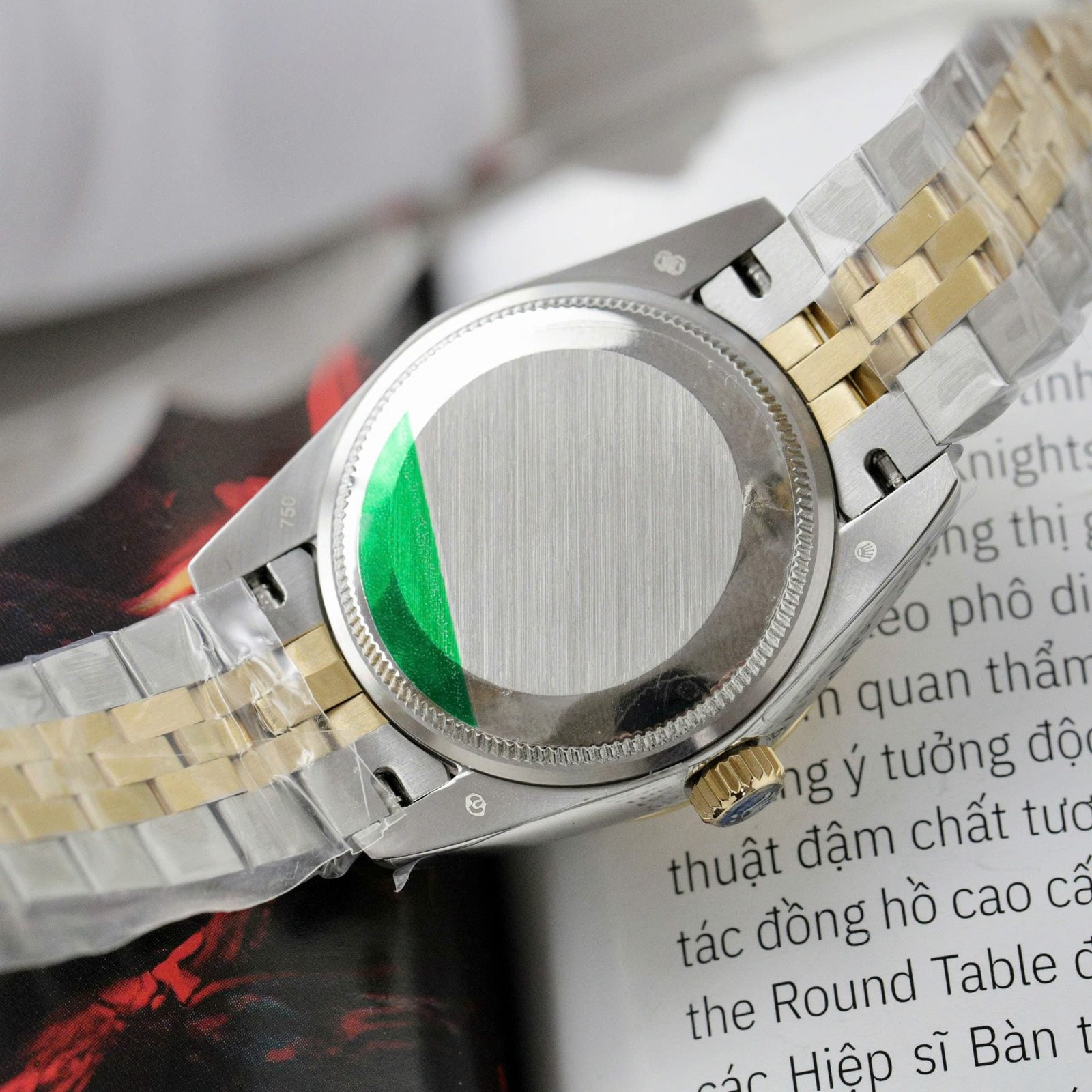 Rolex DateJust Women Watch Demi Yellow Gold Jubilee Strap 31mm - Image 7