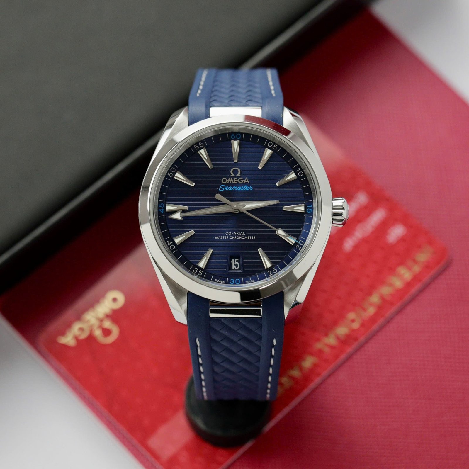 Omega Seamaster Aqua-Terra GMT Blue Watch 41mm
