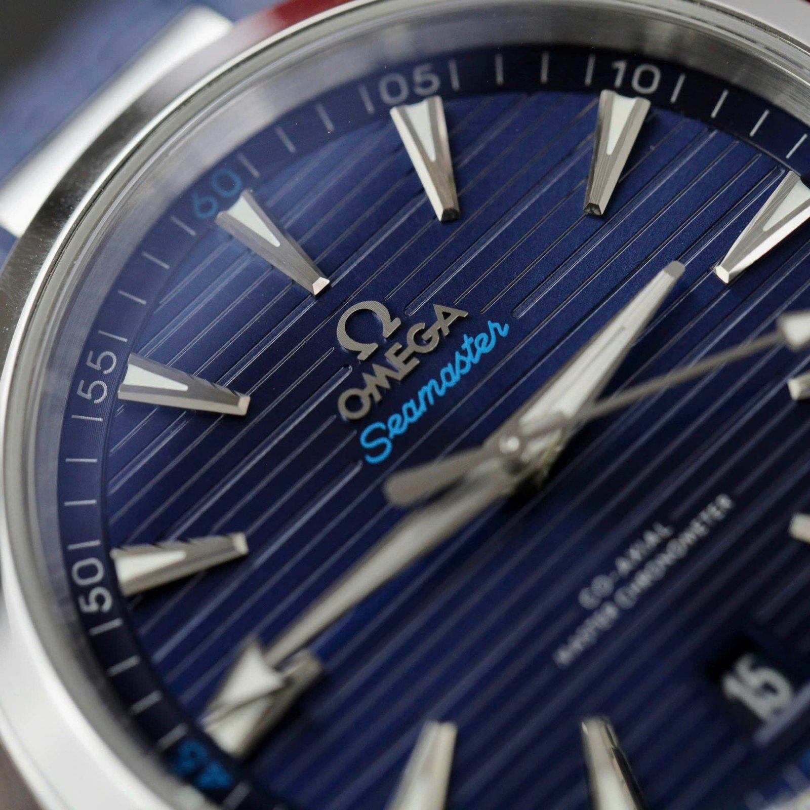 Omega Seamaster Aqua-Terra GMT Blue Watch 41mm - Image 2