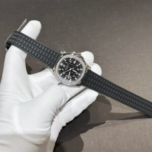 Patek Philippe Aquanaut 5067A Watch Moissanite Diamond Black 35.6mm
