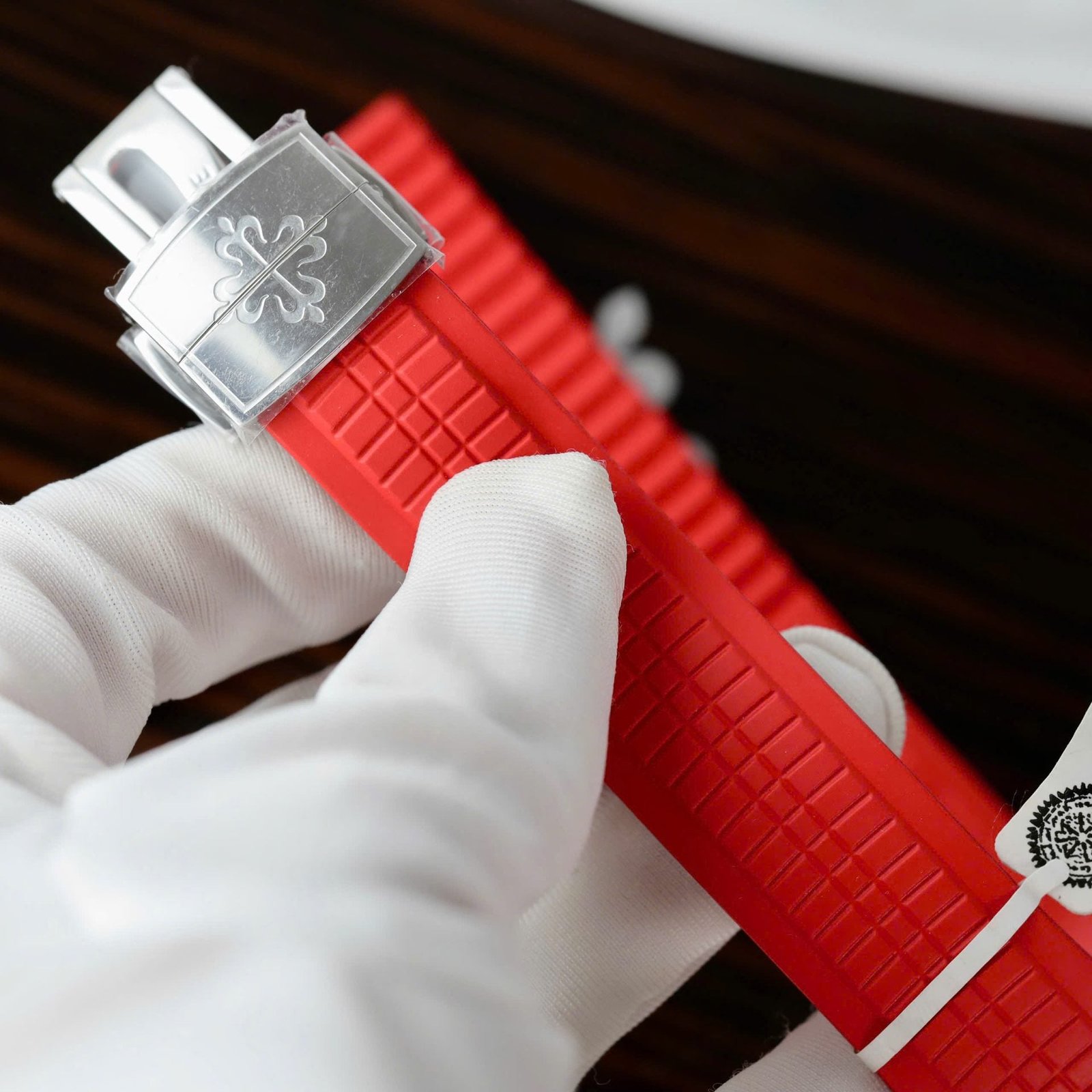 Patek Philippe Aquanaut 5167 Red Watch Moissanite Diamonds Baguette 40mm - Image 9