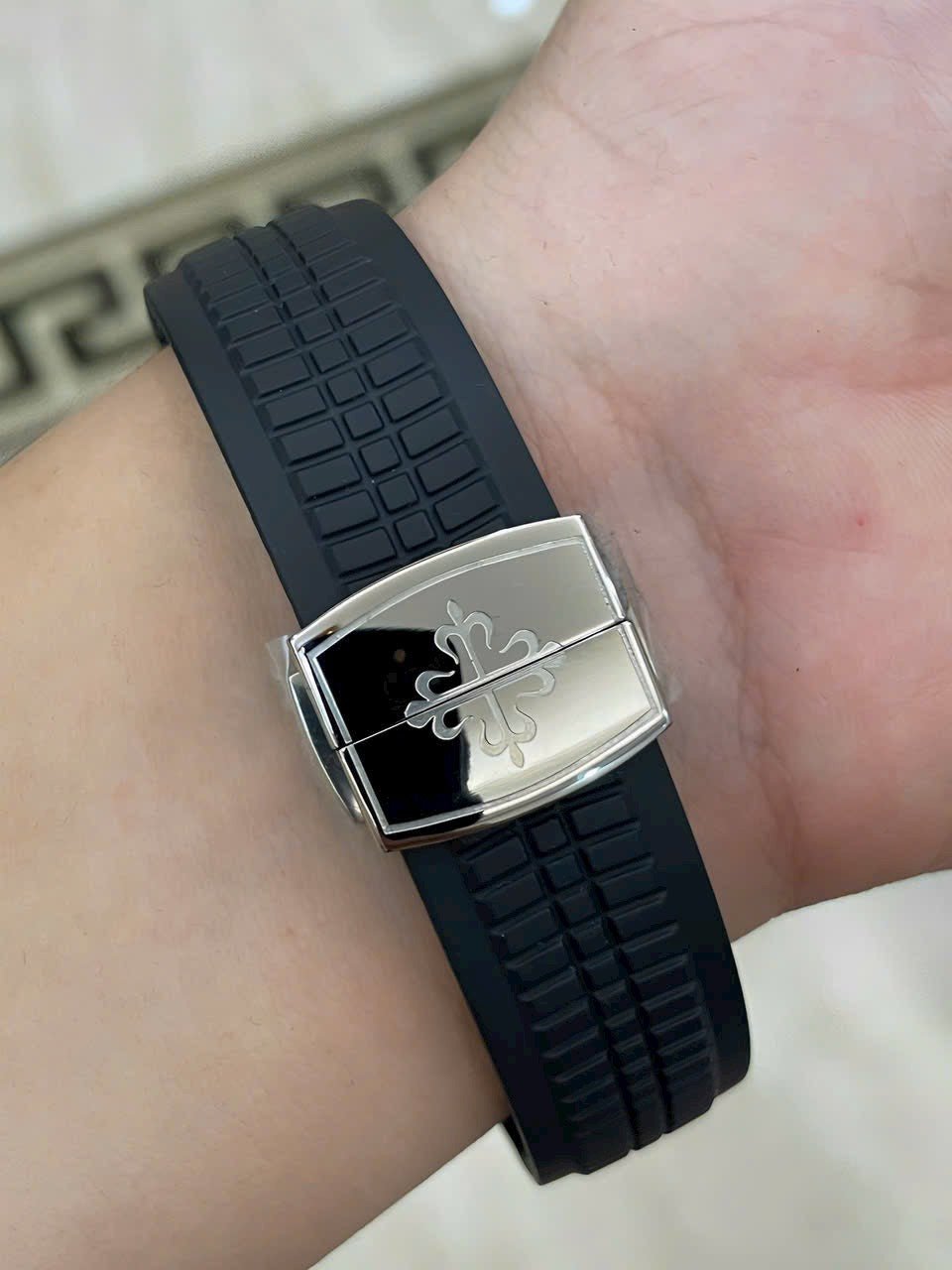 Patek Philippe Watch Aquanaut 5167G Rubber Strap 40mm - Image 9