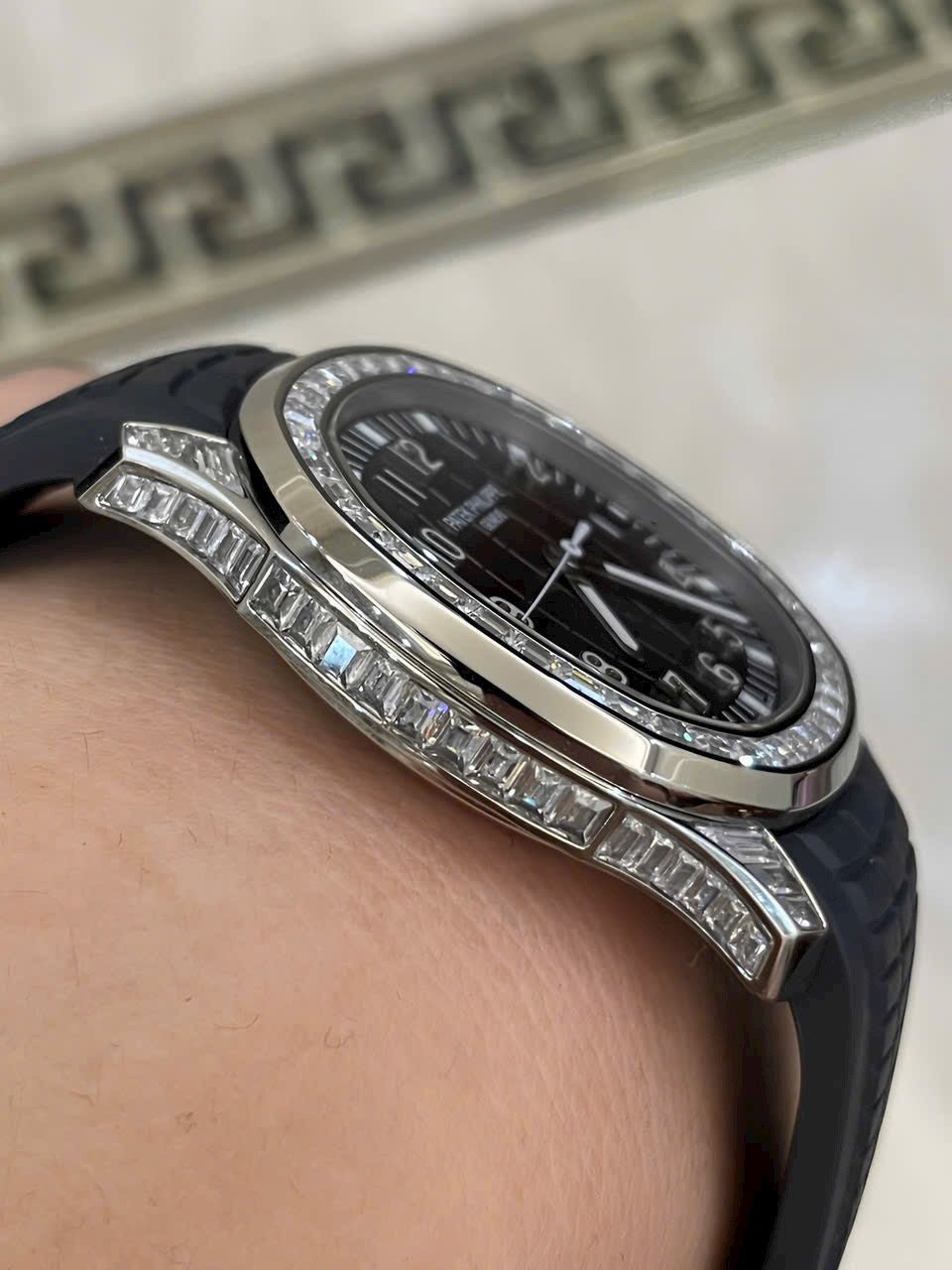 Patek Philippe Watch Aquanaut 5167G Rubber Strap 40mm - Image 6