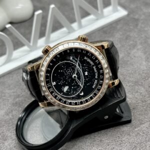 Patek Philippe Watch Grand Complications 6104R Solid Gold Watch and Diamonds 44mm