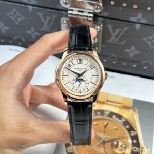 Patek Philippe Complications 5205R Watch Leather Strap 40mm