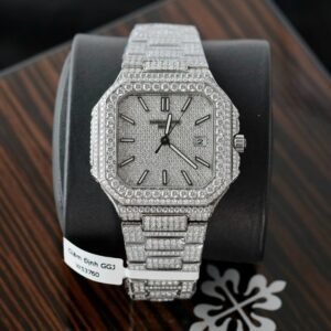 Patek Philippe Cubitus 5821 Watch Diamonds Moissanite 45mm