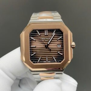 Patek Philippe Cubitus 5821 Demi Rose Gold Watch Dial Chocolate 45mm