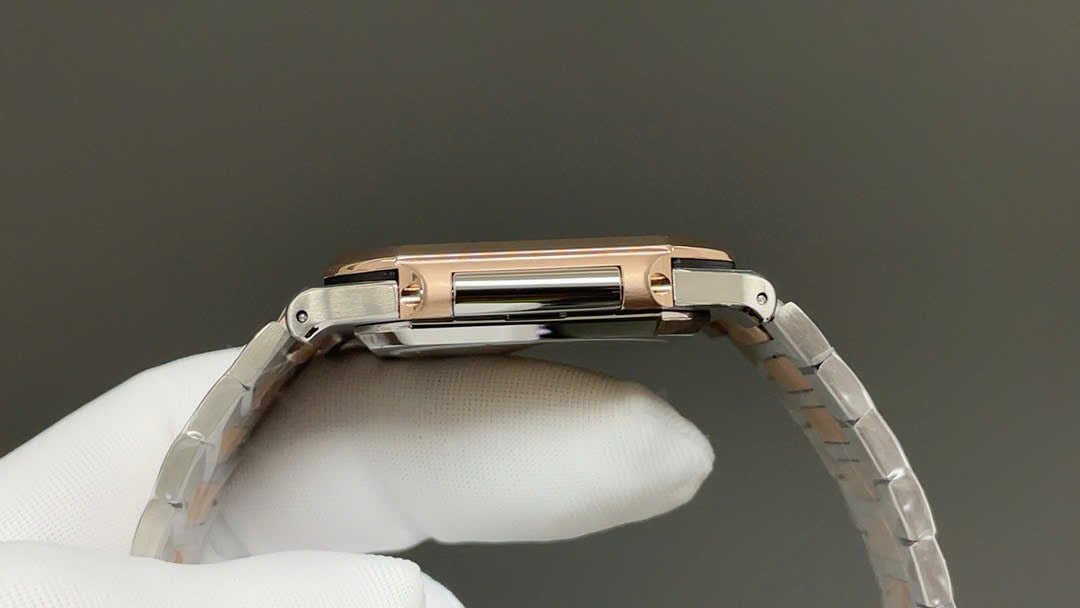 Patek Philippe Cubitus 5821 Demi Rose Gold Watch Dial Chocolate 45mm - Image 4