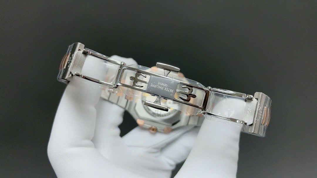 Patek Philippe Cubitus 5821 Demi Rose Gold Watch Dial Chocolate 45mm - Image 5