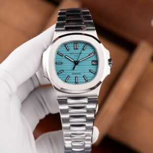 Patek Philippe Nautilus 5711 Tiffany Dial Metal Wire Watch 40mm