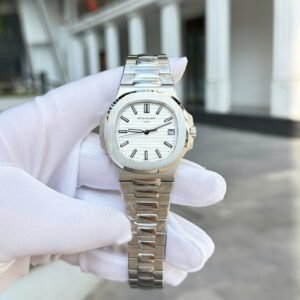 Patek Philippe Nautilus 5711 Watch White Dial Metal Wire 40mm