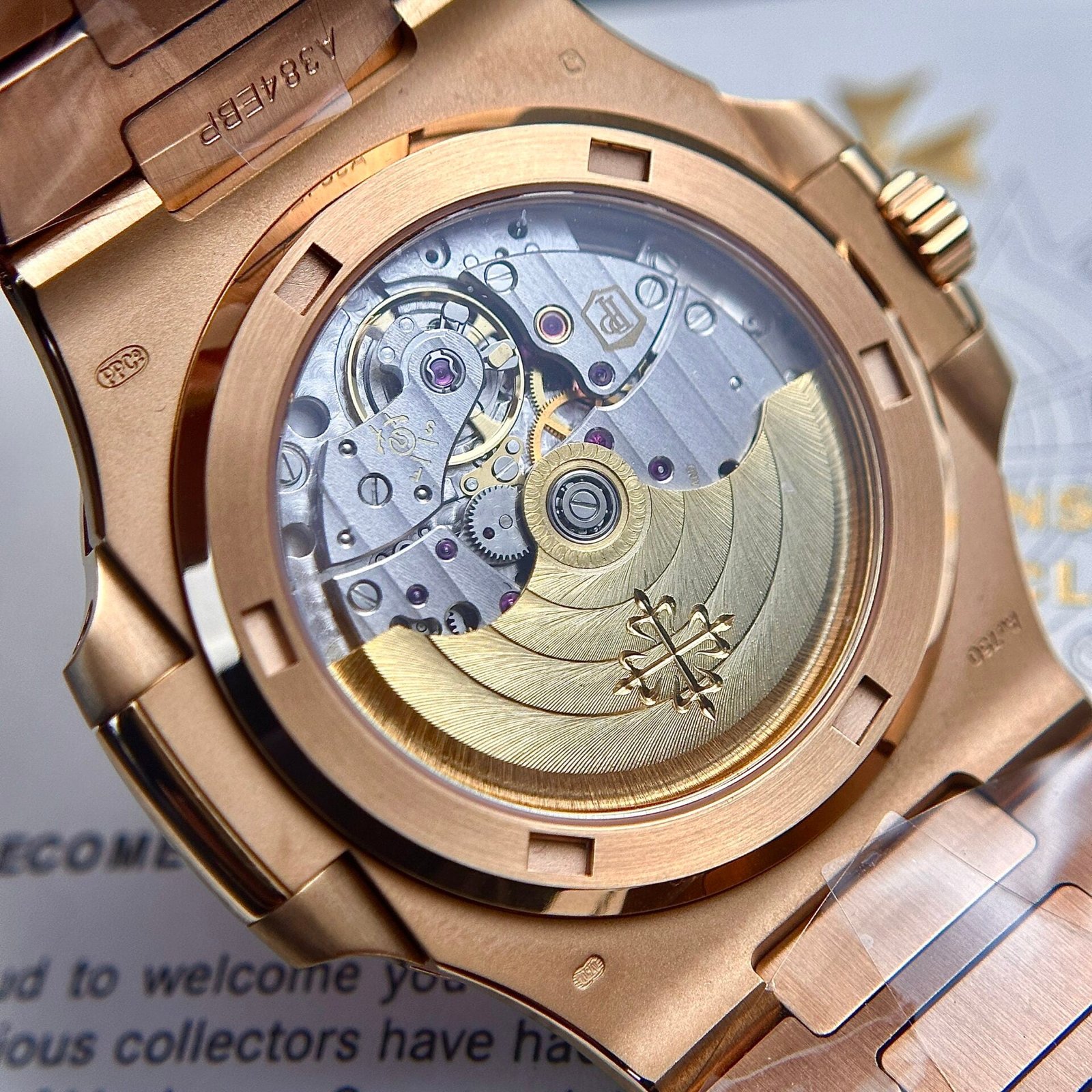 Patek Philippe Nautilus 5711 Brown Dial Rose Gold Case 40mm - Image 5