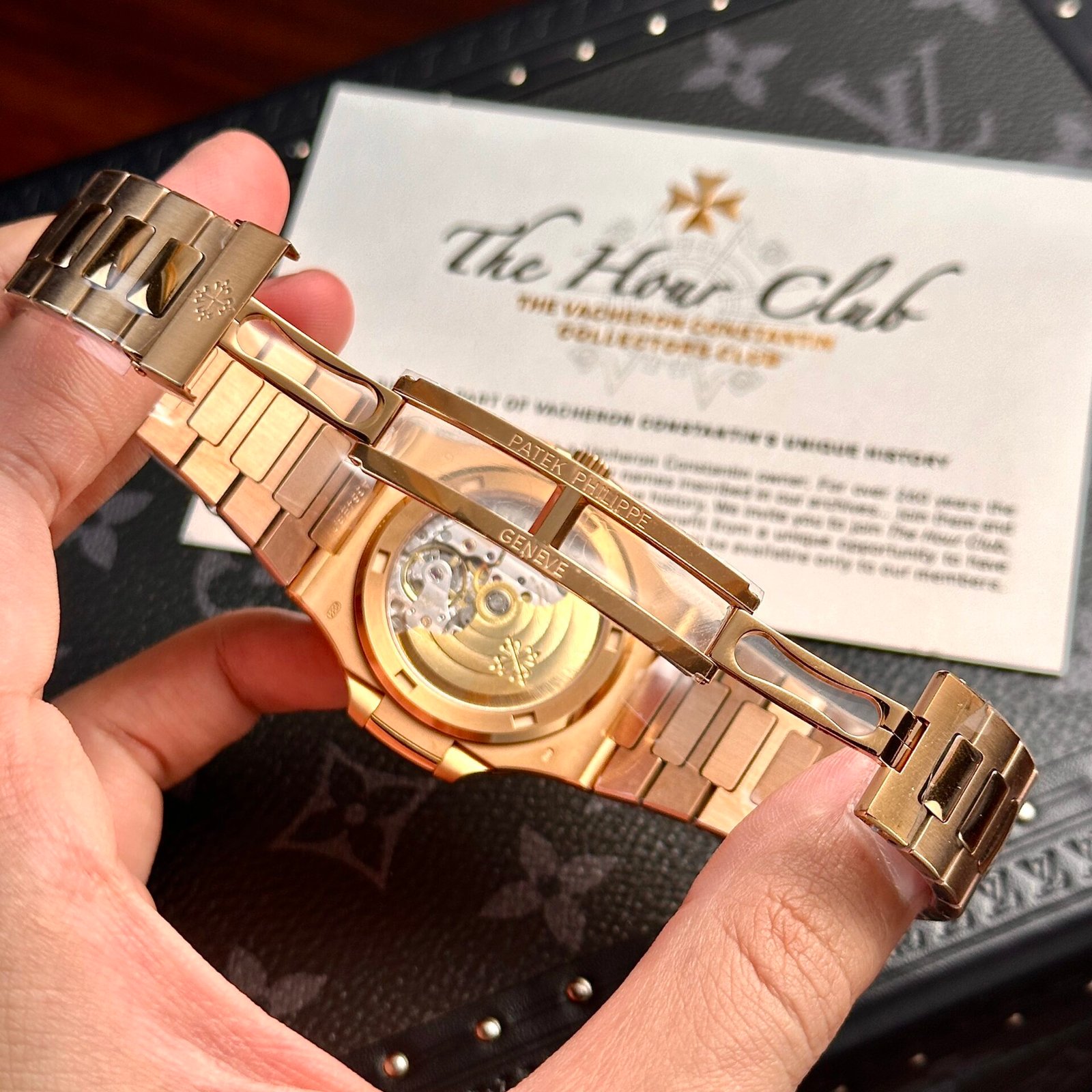 Patek Philippe Nautilus 5711 Brown Dial Rose Gold Case 40mm - Image 6