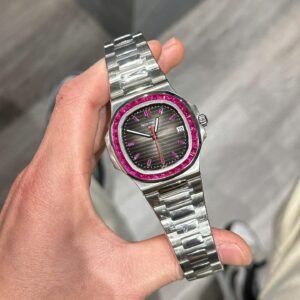 Patek Philippe Nautilus 5711 Watch Bezel Ruby Red 40mm