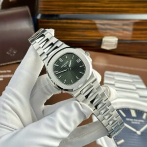 Patek Philippe Nautilus 5711 Full Options Green Dial Watch 40mm