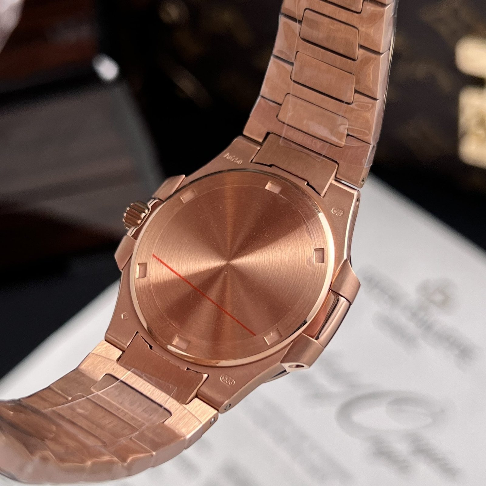 Patek Philippe Watch Nautilus 7010 White Dial Womens 32mm - Image 7