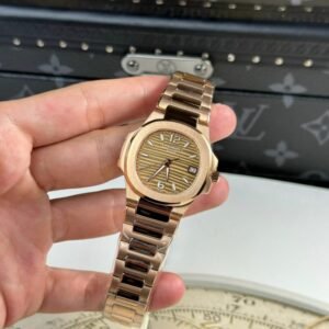 Patek Philippe Watch Nautilus 7010 Rose Gold Womens 32mm